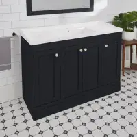 Eastbrook Hardwick Square 120 CM Vanity Unit Matt Anthracite