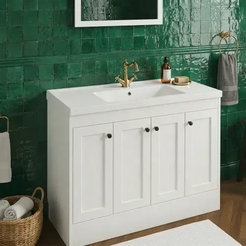 Eastbrook Hardwick Square 120 CM Vanity Unit Matt White