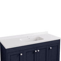 Eastbrook Hardwick Square 120 CM Wall Hung Vanity Unit Matt Anthracite