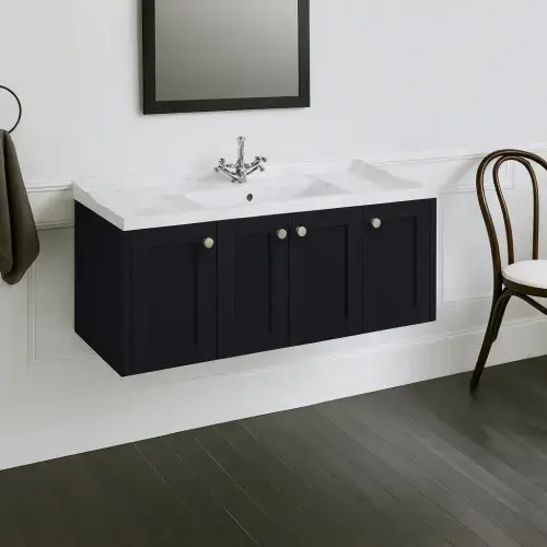 Eastbrook Hardwick Square 120 CM Wall Hung Vanity Unit Matt Anthracite