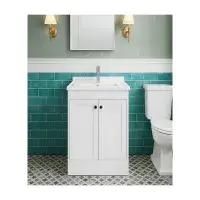 Eastbrook Hardwick Square 50 CM Vanity Unit Matt White
