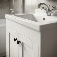 Eastbrook Hardwick Square 50 CM Vanity Unit Matt White
