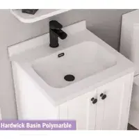 Eastbrook Hardwick Square 50 CM Vanity Unit Matt White