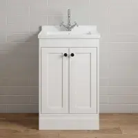 Eastbrook Hardwick Square 50 CM Vanity Unit Matt White