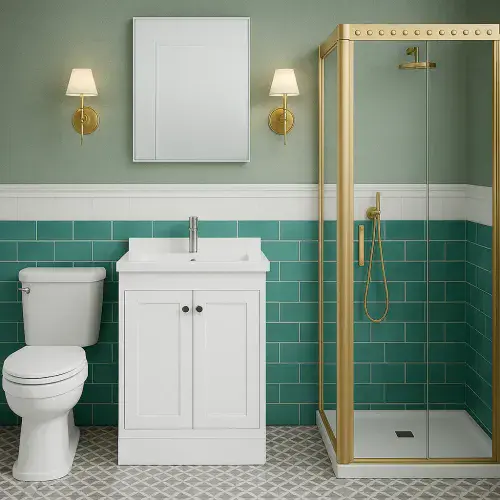 Eastbrook Hardwick Square 50 CM Vanity Unit Matt White