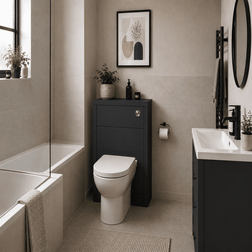 Eastbrook Hardwick WC Unit Matt Anthracite Various Sizes
