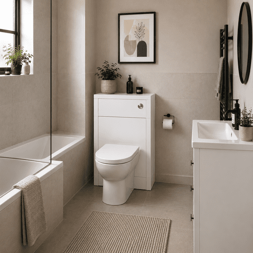 Eastbrook Hardwick WC Unit Matt White Various Sizes