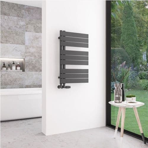 Eastbrook Helmsley Towel Radiators - Matt Anthracite - Various Sizes