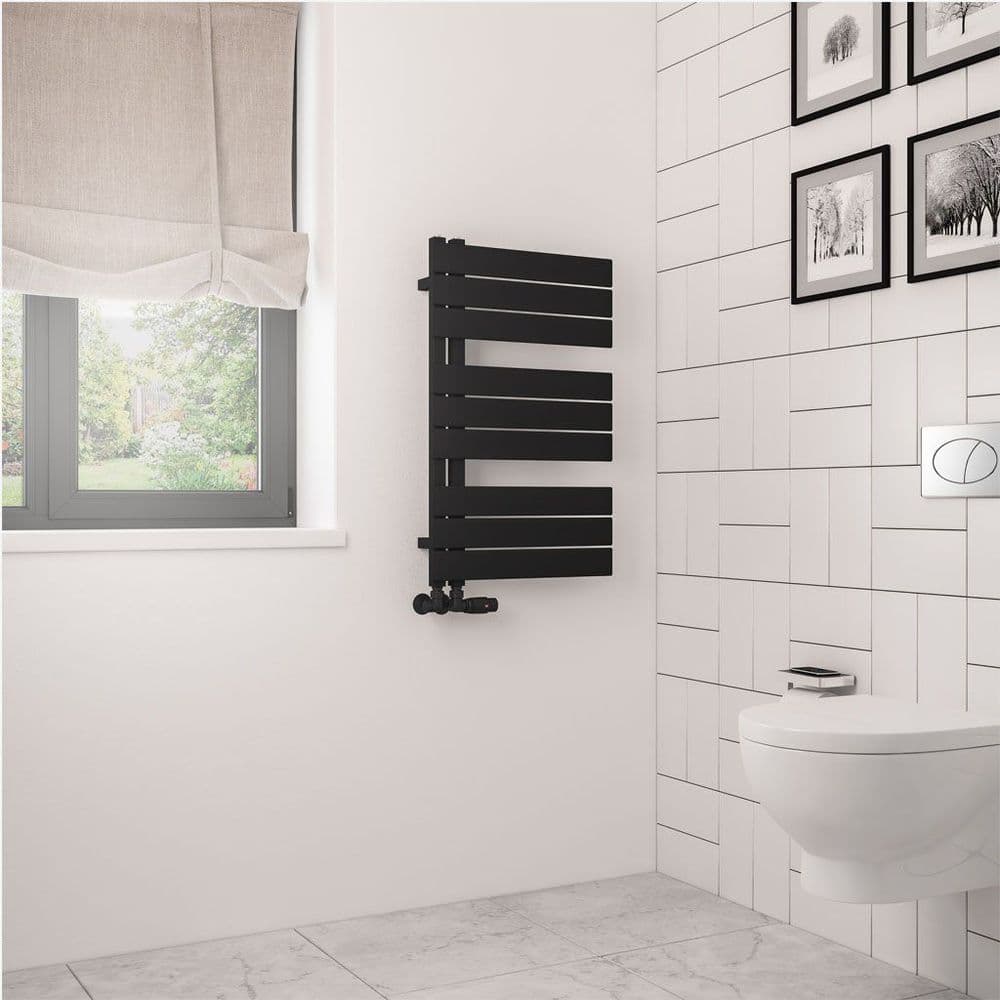 Helmsley Radiator Eastbrook Helmsley Towel Radiators - Matt Black - Various Sizes