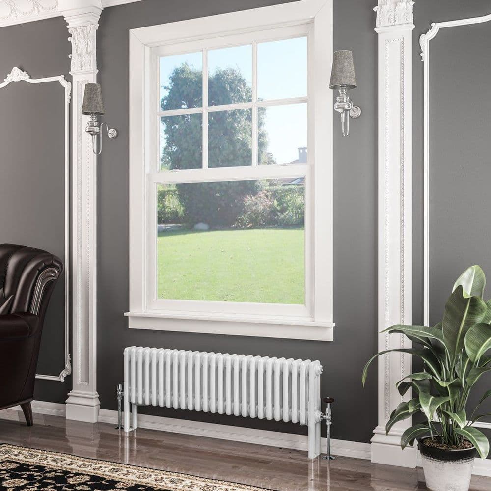 Eastbrook Imperia 3 Column Radiator - Gloss White - Various Sizes
