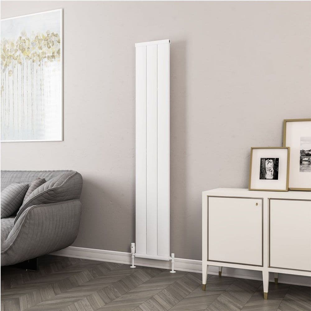 Eastbrook Kingswood Aluminium Designer Radiator - Matt White - Various ...