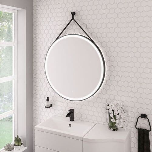 Eastbrook Levone Led Mirror - 600mm - Matt Black