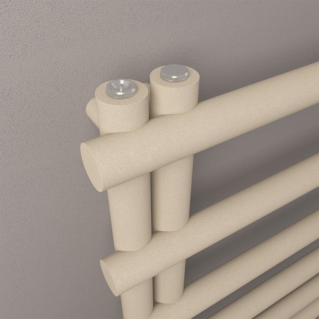 Eastbrook Marlow E-Style Towel Radiators - Matt Cappuccino - Various Sizes
