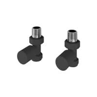 Eastbrook Matt Anthracite Radiator Valves - All Styles - Manual & Thermostatic