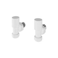 Eastbrook Matt White Radiator Valves - All Styles - Manual & Thermostatic