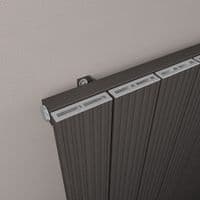 Eastbrook Mersey Aluminium Designer Radiator - Matt Anthracite - Various Sizes
