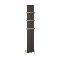 Eastbrook Mersey Aluminium Designer Radiator - Matt Anthracite - Various Sizes