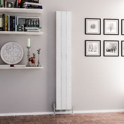 Eastbrook Mersey Aluminium Designer Radiator - Matt White - Various Sizes