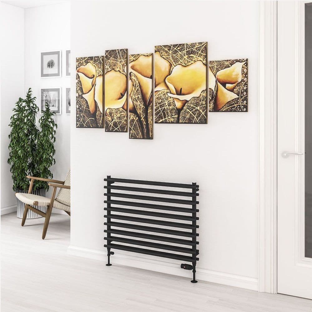 Eastbrook Murano Designer Radiator - Matt Black - Various Sizes