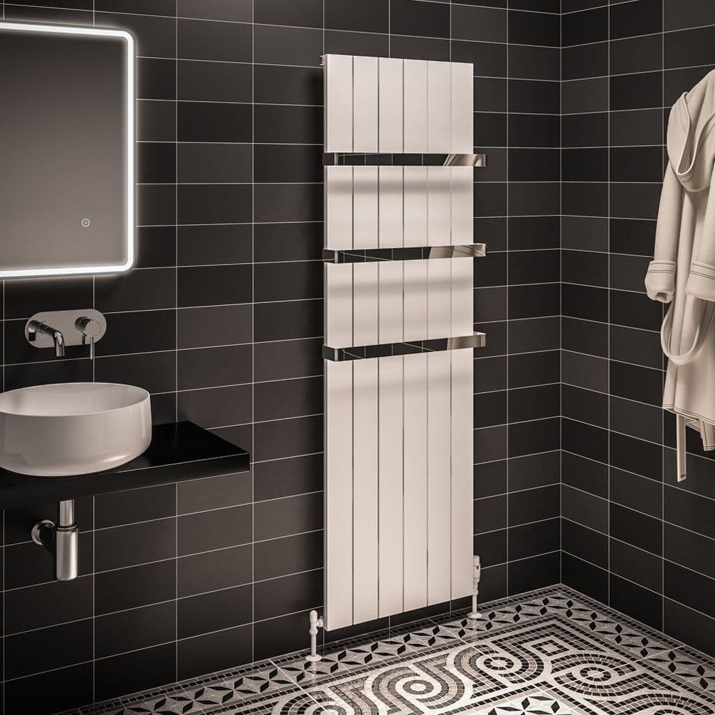 Eastbrook Rosano Aluminium Designer Radiator - Matt White - Various Sizes