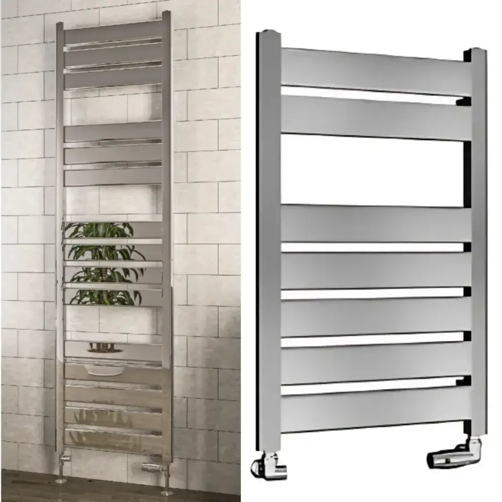 Eastbrook Santero Towel Radiators - Chrome - Various Sizes