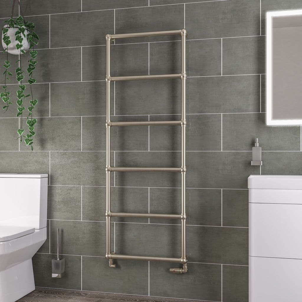 Eastbrook Stour Straight Towel Radiators Brushed Brass Various