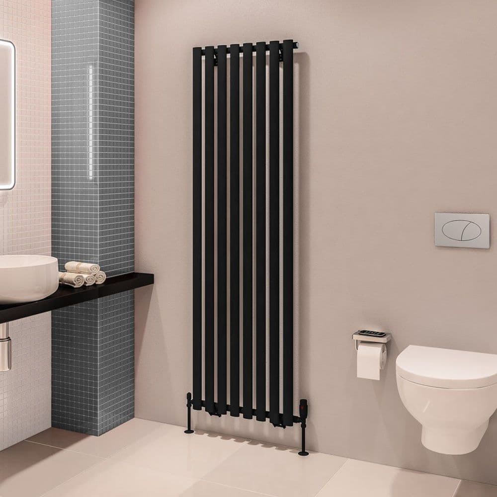 Eastbrook Tunstall Designer Radiator - Matt Black - Various Sizes