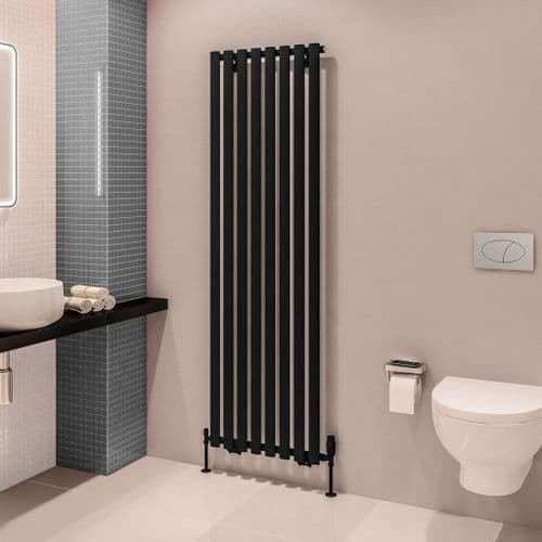 Eastbrook Tunstall Designer Radiator - Matt Black - Various Sizes