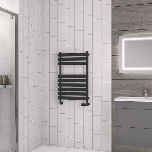 Eastbrook Tunstall Towel Radiators - Matt Black - Various Sizes
