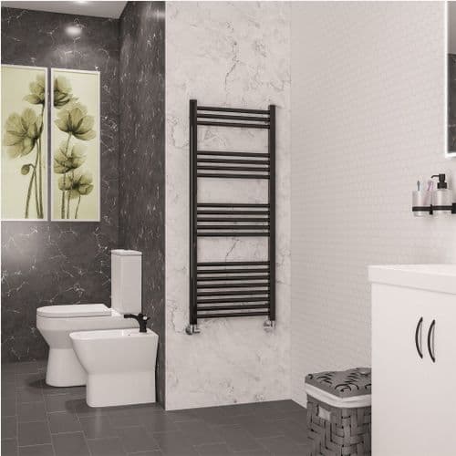 Eastbrook Wendover Straight Towel Radiators - Black Gold - Various Sizes
