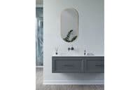 Eclipser 800x400mm Oblong Mirror - Brushed Bronze