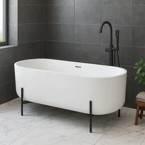 Ekon Elevated Freestanding Bath & Stand 1700mm