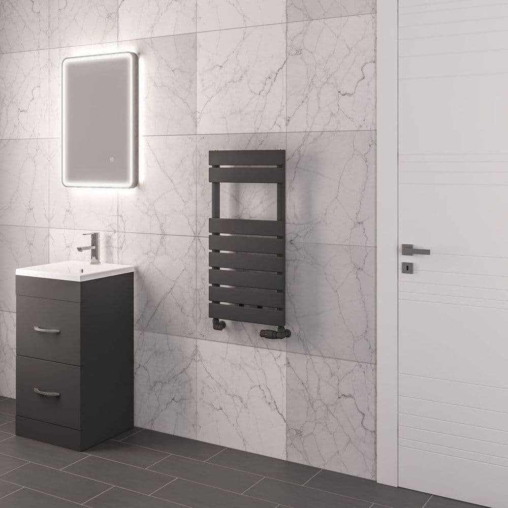 Addington Electric Radiator Electric Only Addington Type 10 Towel Radiators - Matt Anthracite ...