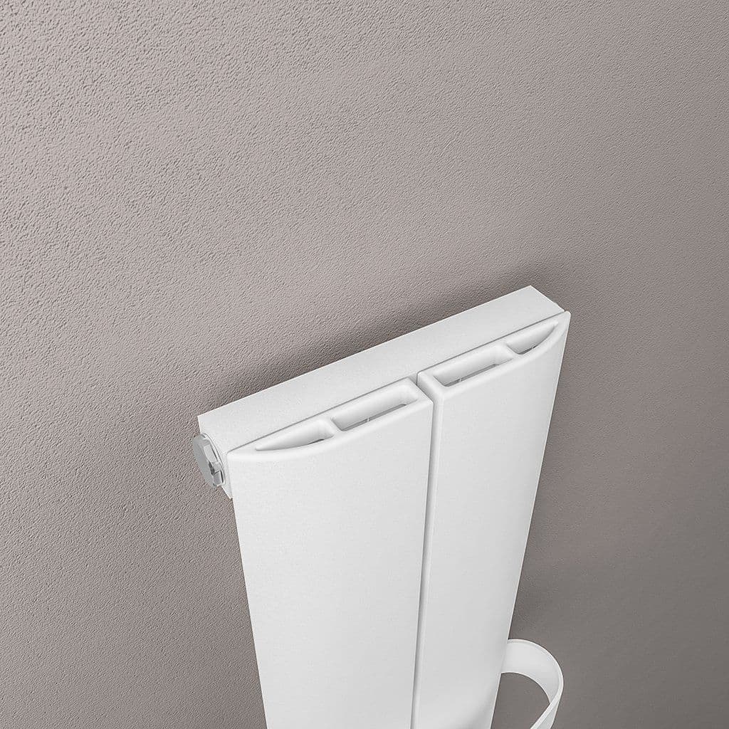 Electric Only Berlini Aluminium Single Designer Radiator - Matt White ...