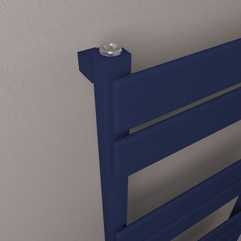 Electric Only Deddington Towel Radiators - Matt Cobalt Blue - Various Sizes