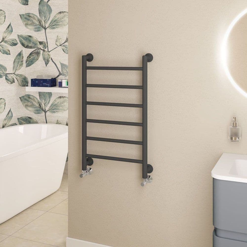 Estelle Radiator Electric Only Eshton Towel Radiators - Matt Anthracite - Various Sizes
