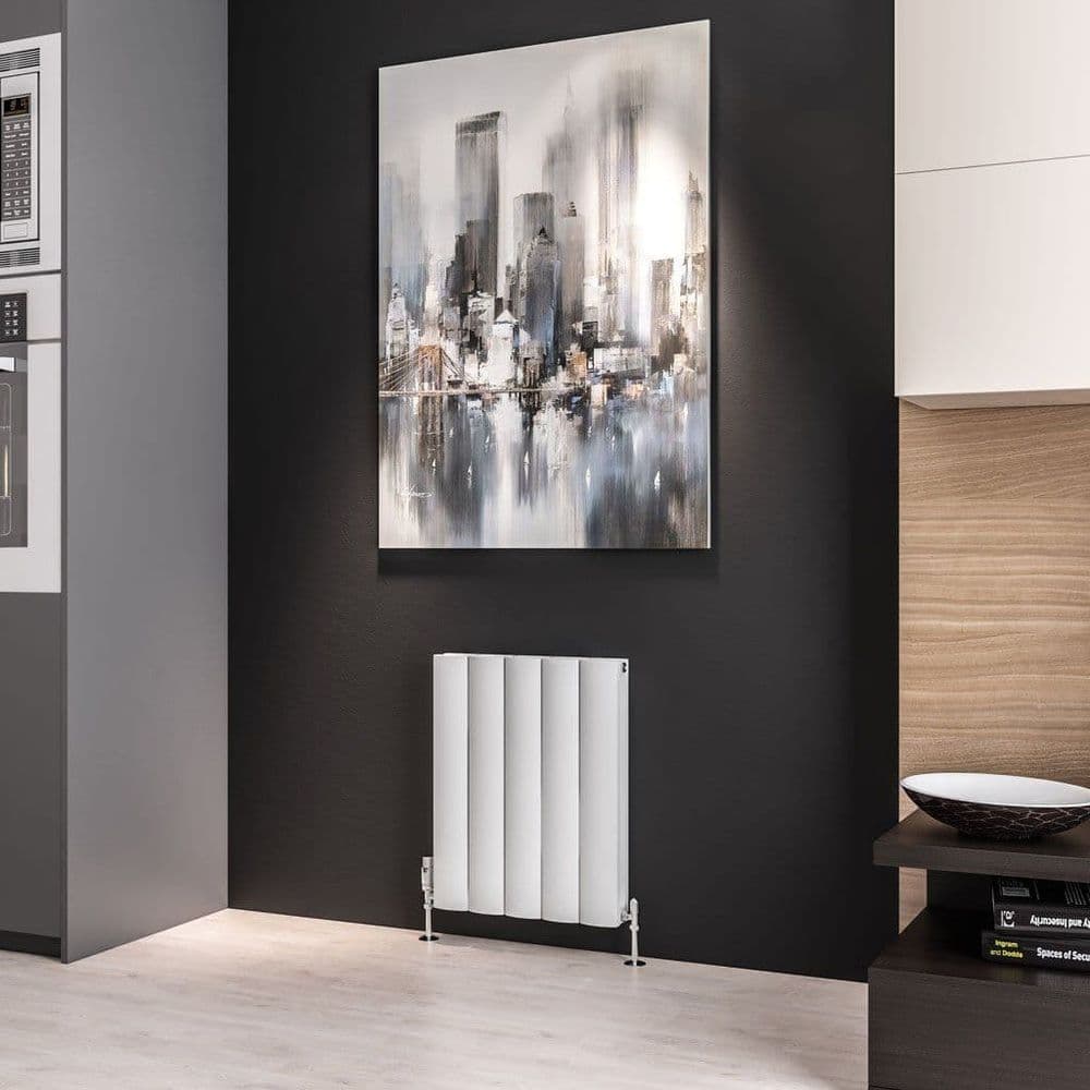 Electric Only Guardia Aluminium Designer Radiator - Matt White ...