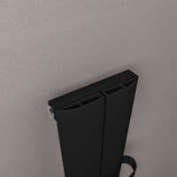 Electric Only Preston Aluminium Designer Radiator - Matt Black - Various Sizes