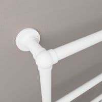 Electric Only Stour Straight Towel Radiators - Matt White - Various Sizes