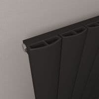 Electric Only Tordino Aluminium Radiator - Matt Black - Various Sizes