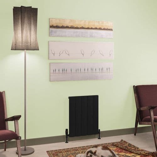 Electric Only Tordino Aluminium Radiator - Matt Black - Various Sizes