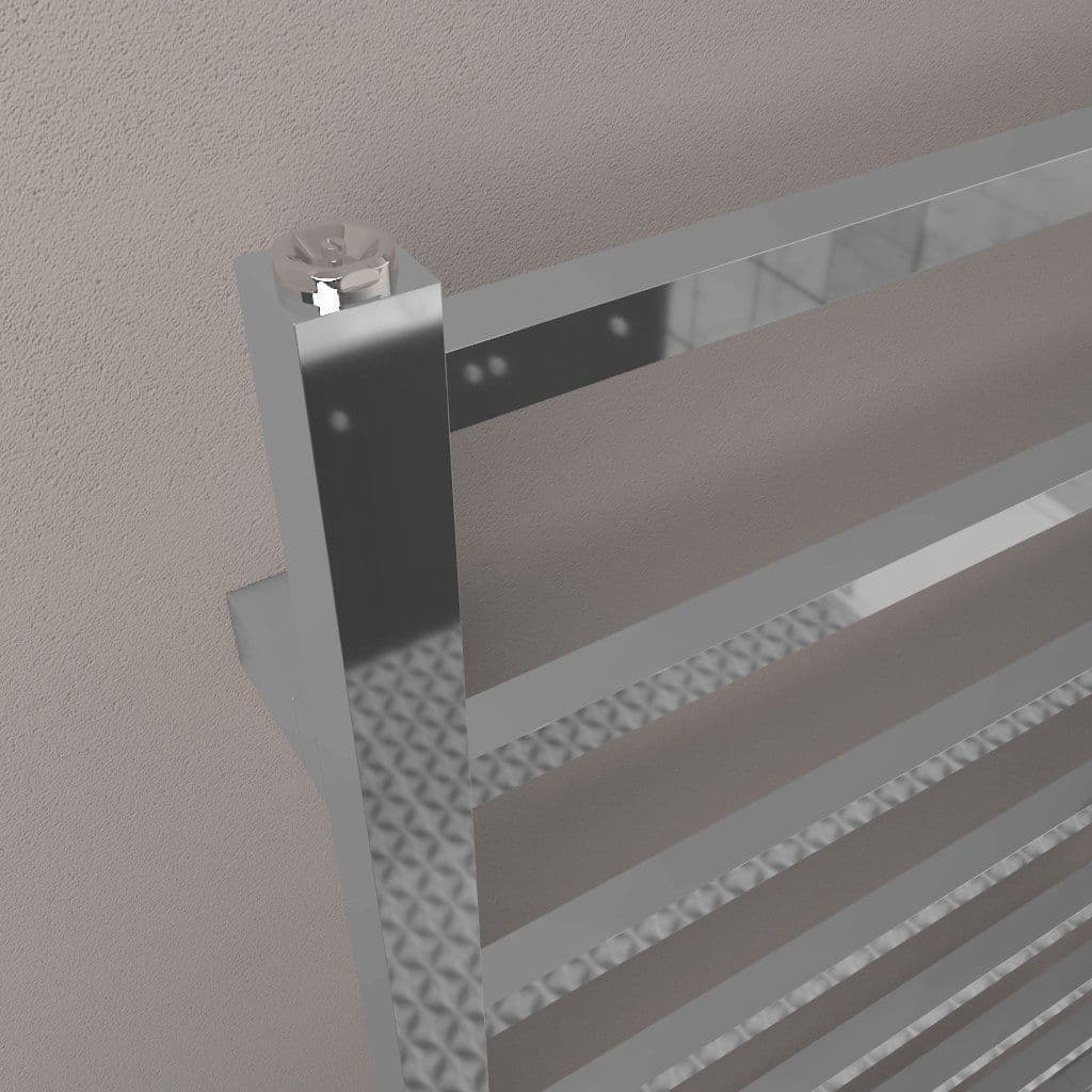 Electric Only Tuscan Square Straight Towel Radiators - Chrome - Various ...