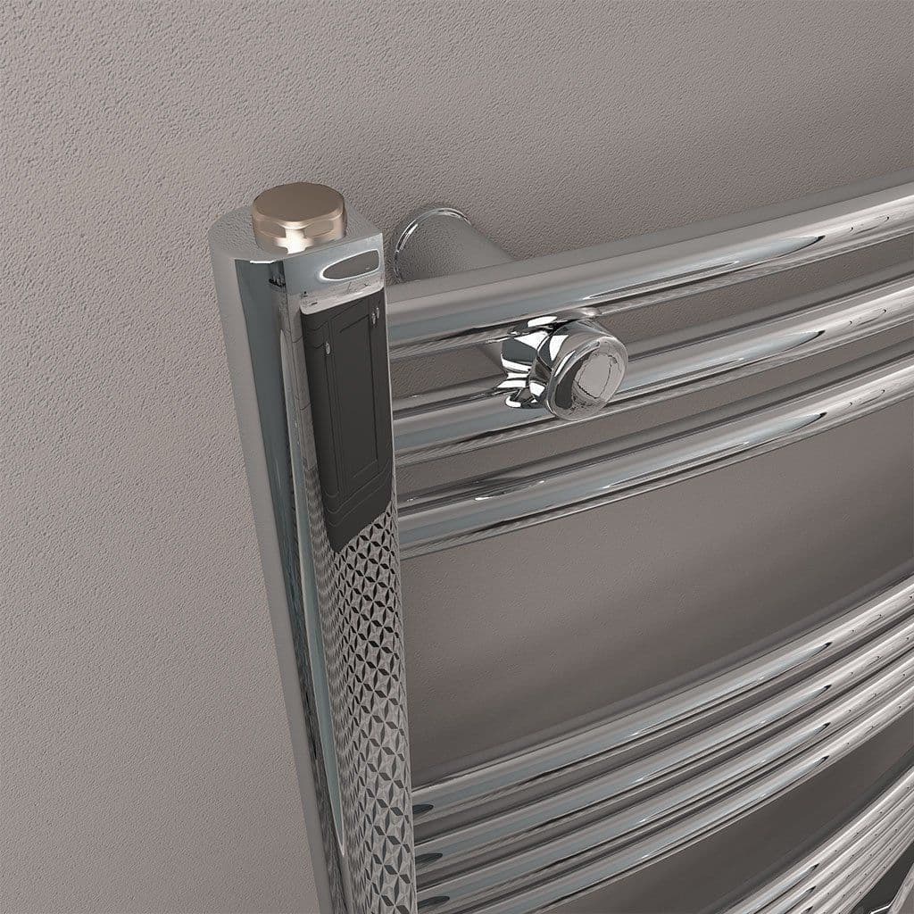 Electric Only Wendover Curved Towel Radiators - Chrome - Various Sizes