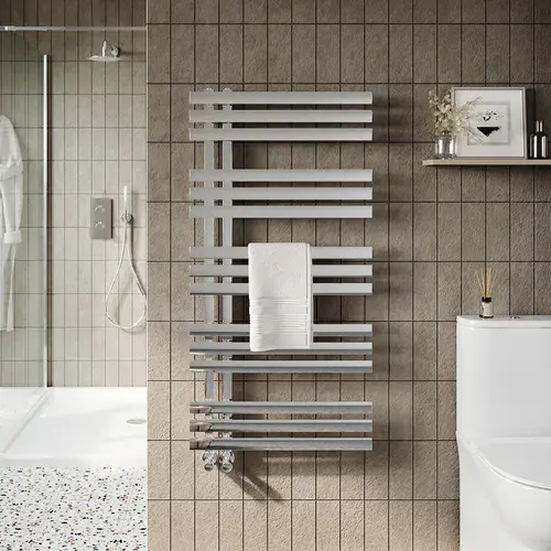 Elizabeth Towel Radiator - 1200mm X 600mm - Chrome