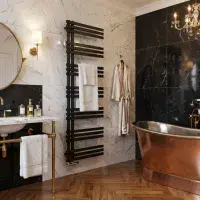 Elizabeth Towel Radiator - 1800mm X 500mm - Anthracite