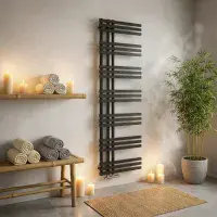 Elizabeth Towel Radiator - 1800mm X 500mm - Anthracite