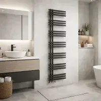 Elizabeth Towel Radiator - 1800mm X 500mm - Anthracite