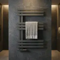 Elizabeth Towel Radiator - 800mm X 500mm - Anthracite