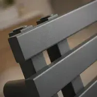 Elizabeth Towel Radiator - 800mm X 500mm - Anthracite