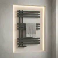 Elizabeth Towel Radiator - 800mm X 500mm - Anthracite